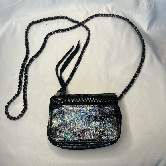 Aimee Kestenberg Down Under Mini Crossbody Iridescent Black - Picture 4 of 12